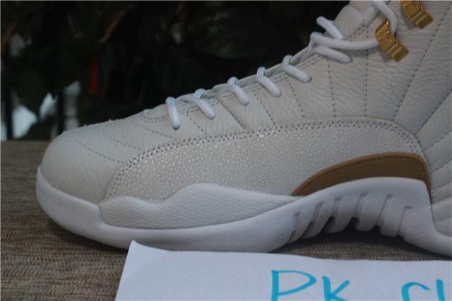 Authentic Air Jordan 12 OVO White Release Version （Nike pairs）